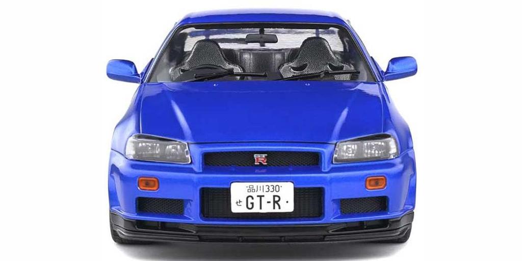 Solido Scale Nissan Skyline R34 1999 Nismo Bayside Blue 1/18 GT-R (S1804306)