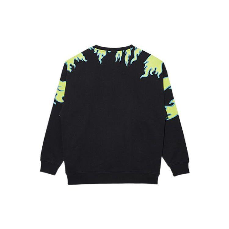 New Era FW22 Eternal Light Flame Print Long Sleeve T-Shirt Unisex Tops Black 13350927