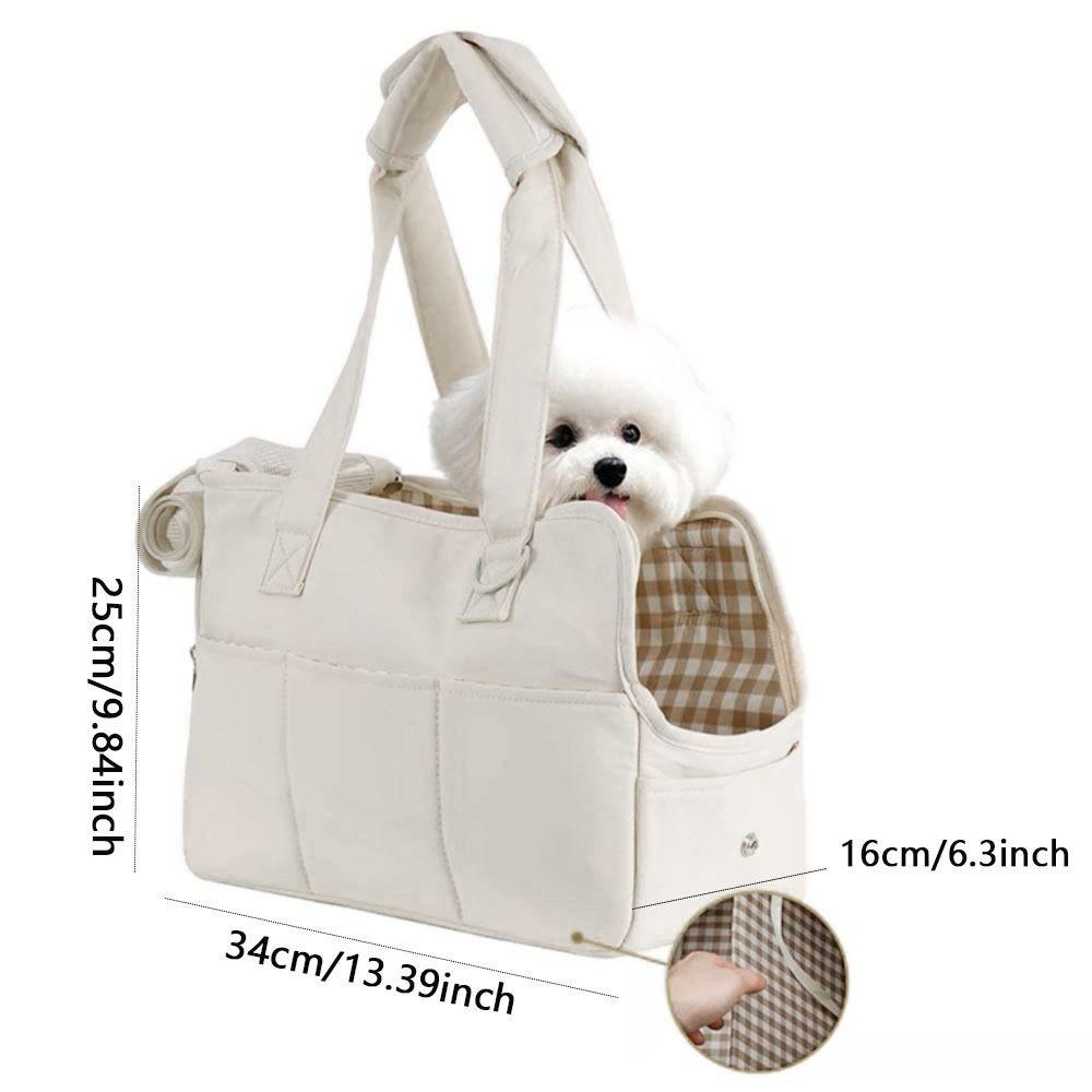 Foldable Pet Backpack Oxford Cloth Pet Handbag Convenient To Carry Dog Backpack