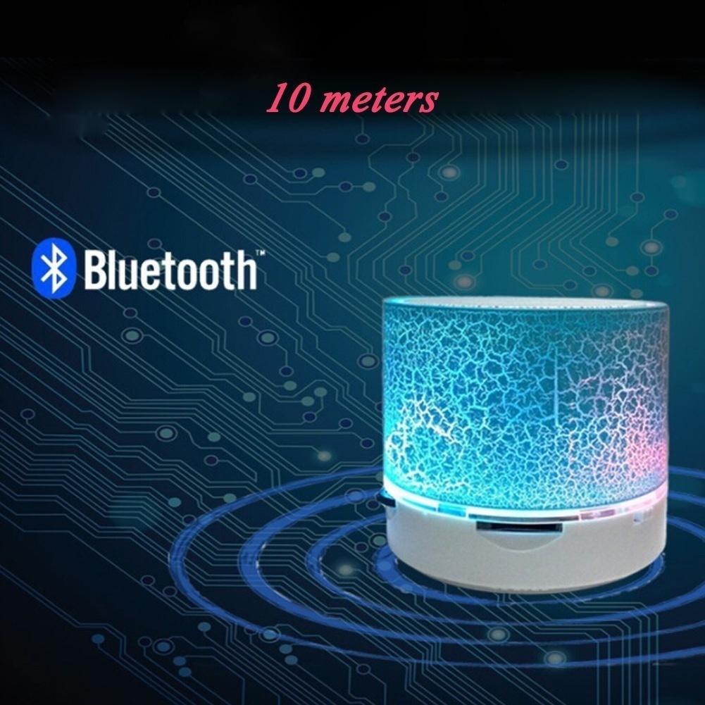 USB FM Mikrofon Blutooth Hudba Pro Mobilní Telefon Tablety Bluetooth Zařízení LED Přenosné Mini Bezdrátové Reproduktory S TF