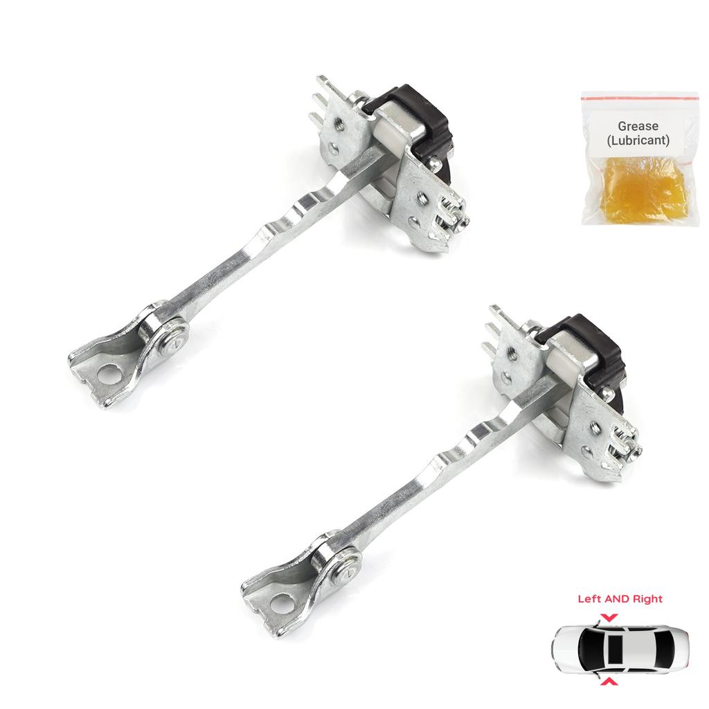 EDP1257-1 2 Pieces Left AND Right Door Catch Hinge Brake Stop Check Strap Limiter for Renault Megane MK3 DZ0/1 Coupe 2008-2016 804309044R
