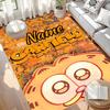 Custom Name Personalized Garfield Print Carpet, Versatile Home Decor Rug, for Playroom, Apartment, Balcony, Entryway, Hallway Gift