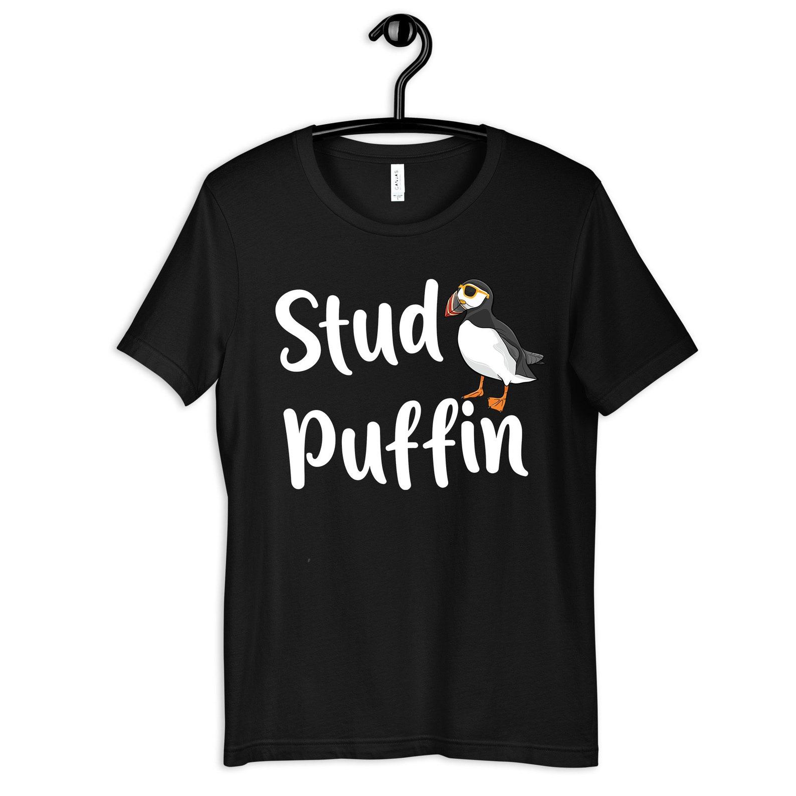 Stud Puffin Shirt, Funny Puffin T-Shirt, Puffins Kids Tee, T-shirt, T-shirt,T-shirt XL