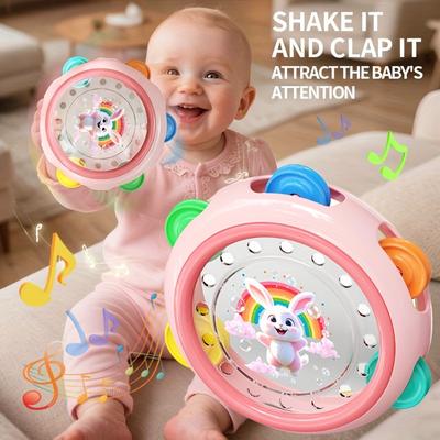 Interaktives Handtrommelspielzeug für Kinder, Sensorisches Spiel & Motorische Entwicklung, Kleinkindspielzeug, Verspieltes Design, Weihnachtsgeschenke