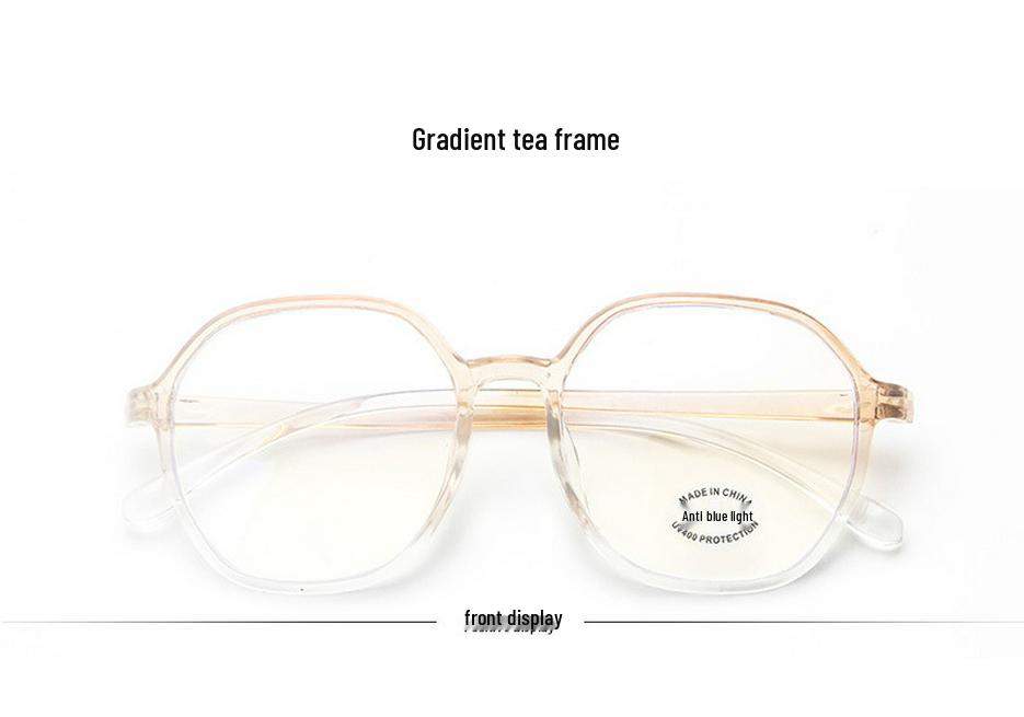 2021 Korean Style Trendy Women's Irregular Anti-Blue Light Glasses Frames