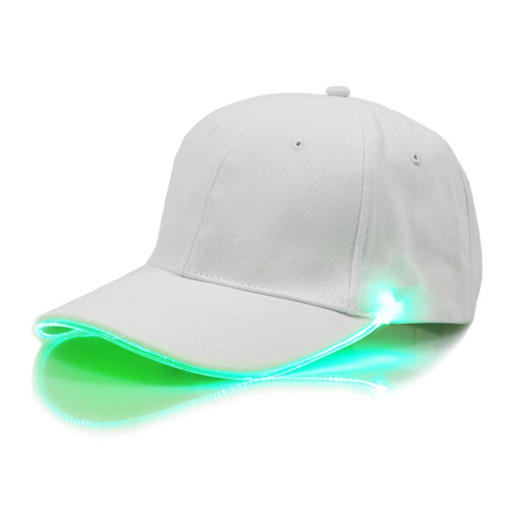Kaufe Unisex Mode Flashing Baseball Cap Einstellbare LED Licht HipHop