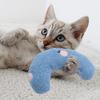 Almofada para Pet em Forma de U Almofada de Dormir para Gatos Almofada Macia de Pelúcia com Suporte para Pescoço Almofada Aconchegante para Pet para Filhotes