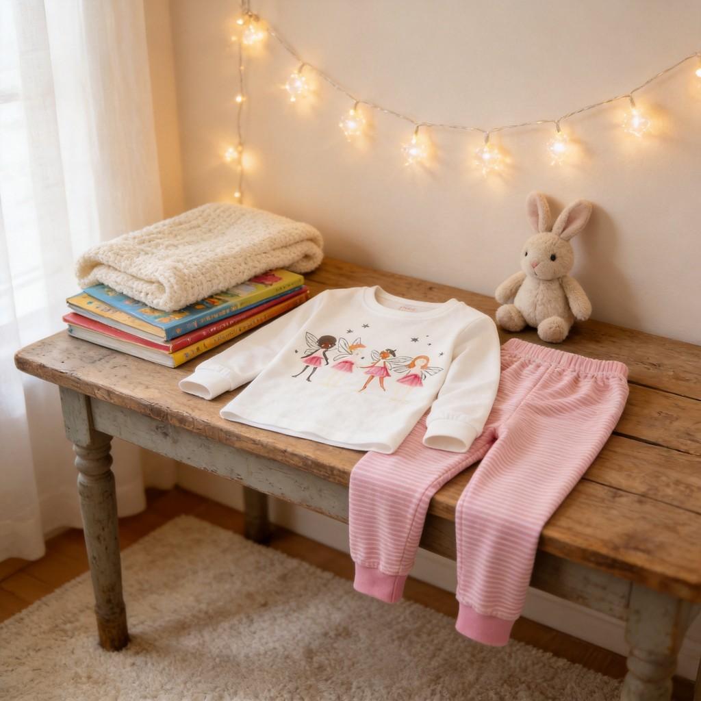 Girl Autumn Fashion Cotton Two Piece Set With Abstract Print For Kids