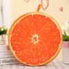 33cm Cushion Fruit Shape For  In-bed Reading And Watching Back And Head Pillow Round Cushion Lint-free