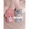 Cute Blue Bottom Shell Pattern with Umbrella Girl Large Window Double Layer Apple Suitable for 17promax1615 Mobile Phone Case