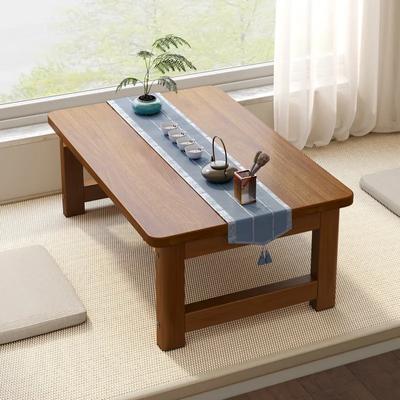 Tavolino da tè pieghevole in legno giapponese piccolo per letto pavimento bovindo balcone tatami tavolino da caffè laterale decorazioni per la casa mobili