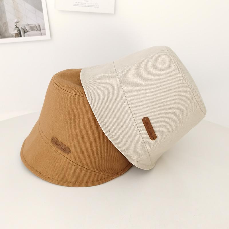 Cotton Bucket Adjustable Hat For Women Stylish Breathable Sun Protection Summer Hat