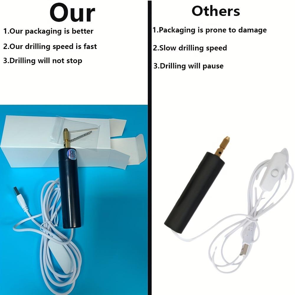 Tragbarer Mini-Bohrer: 5V USB Handbohrmaschine für Schmuckherstellung, Holzarbeiten und Metallbearbeitung