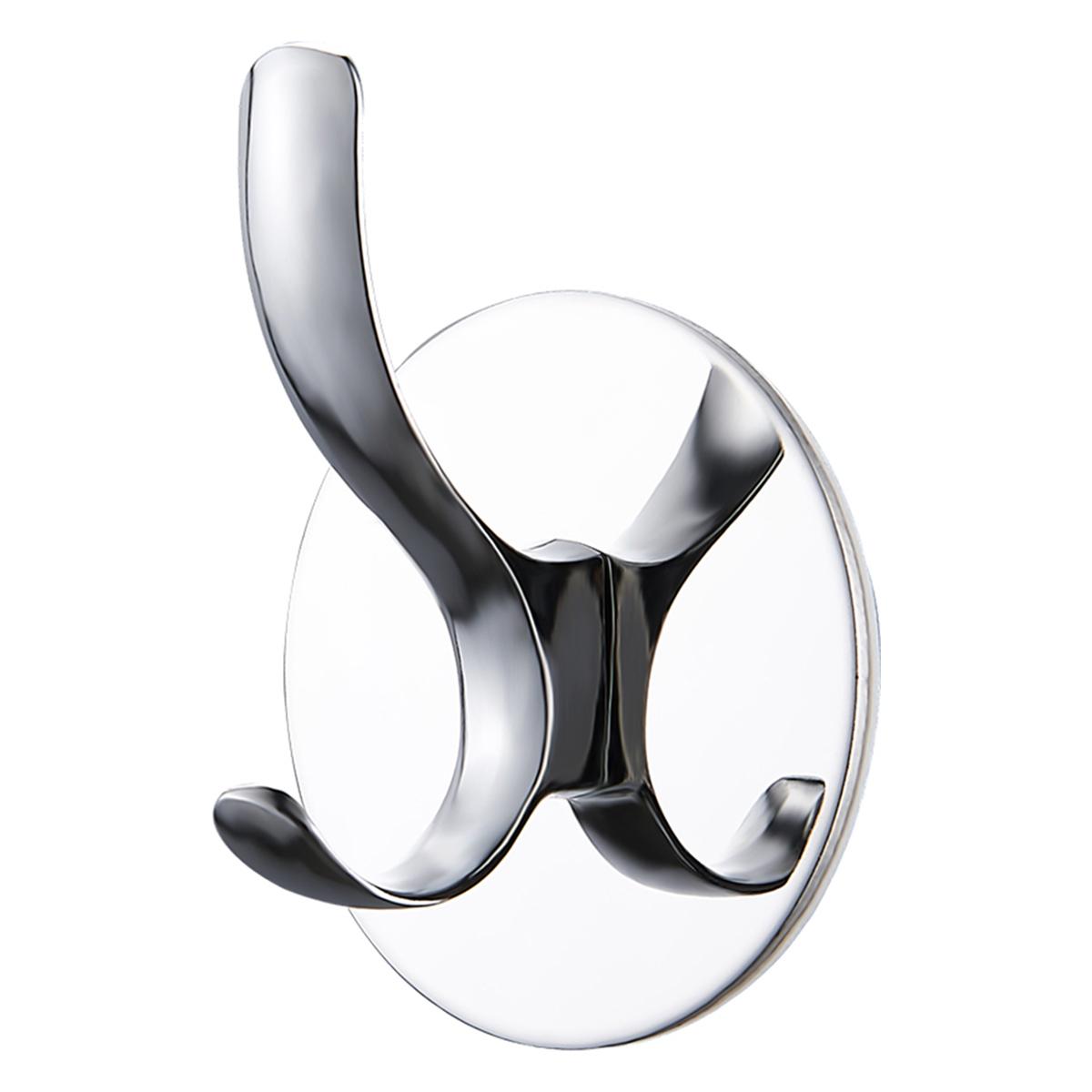 

Самоклеящийся настенный крючок из нержавеющей стали для ключей, вешалки для одежды, крючок для полотенец, вешалка для одежды, органайзер для ванной комнаты, настенный крючок для кухни