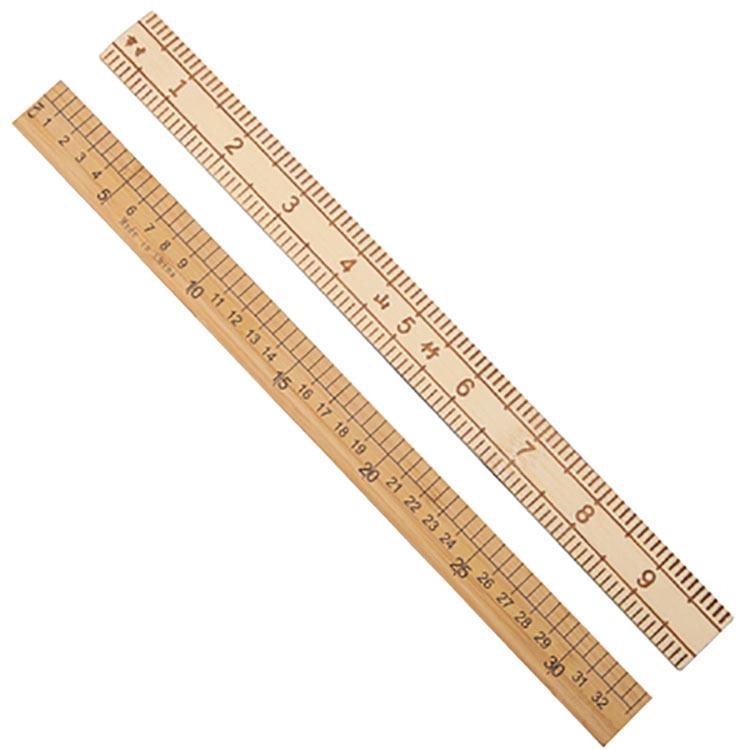 Bamboo 30cm Ruler for Sewing and Tailoring
