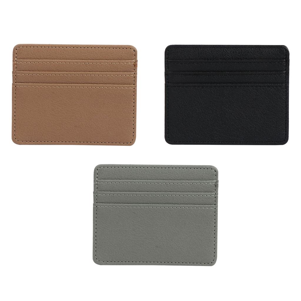 Card Holder Wallet RFID Blocking Business Credit Cards Holders Money for Case PU Leather Purse for Women Men