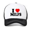 Ich liebe MILFs Ich liebe heiße Mütter Bedruckte Baseballkappe Damen Baumwolle Sommer cool Mesh atmungsaktive Mütze Mode Outdoor Sonnenhüte gorras