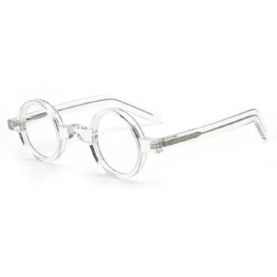High Quality Acetate Glasses Vintage Round Men Optical Prescription Eyeglasses Frame Women Japanese Luxury Brand Eyewear PES18