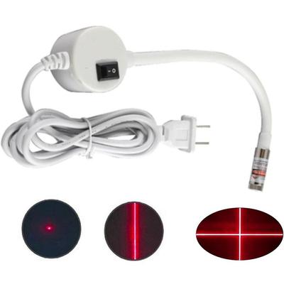 Röd Laser Sömnadslaserguide 5MW/100MW Justerbar Slang Sömnadspositioneringsljus USB-driven Magnetisk Bas Sömnadsmaskinljus