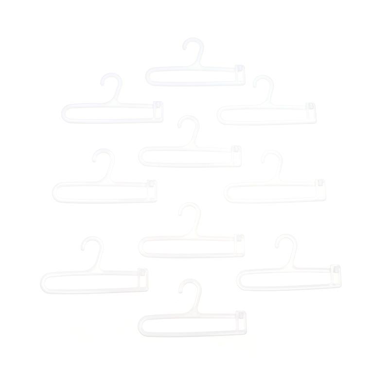 10ks/šarže Mini věšáky Doplňky pro panenky Skříň pro panenky Oblečení Domeček pro panenky