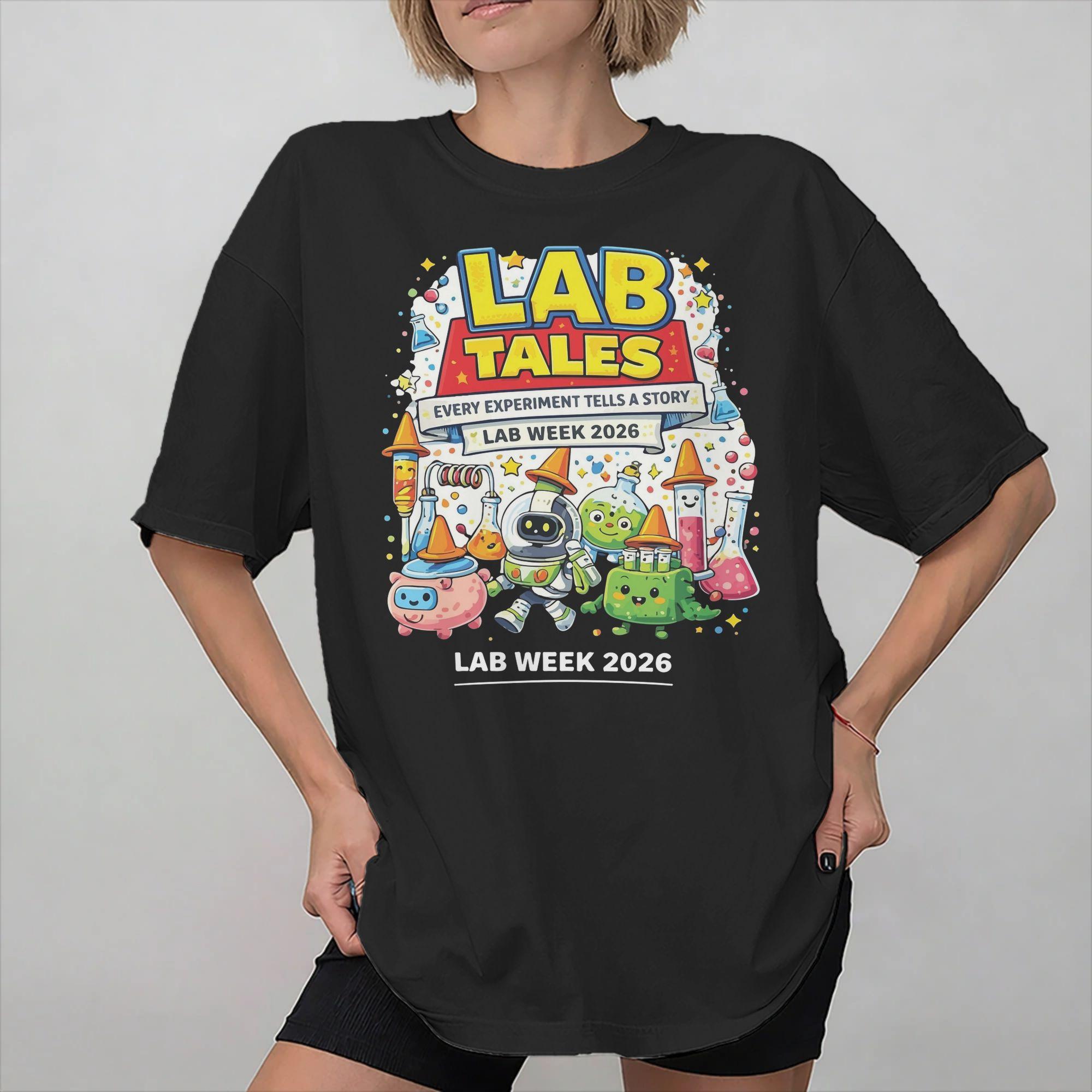 Lab Crew Lab Week 2026  Tee Shirt for Unisex Women Graphic T Shirts  Cotton Clothing S