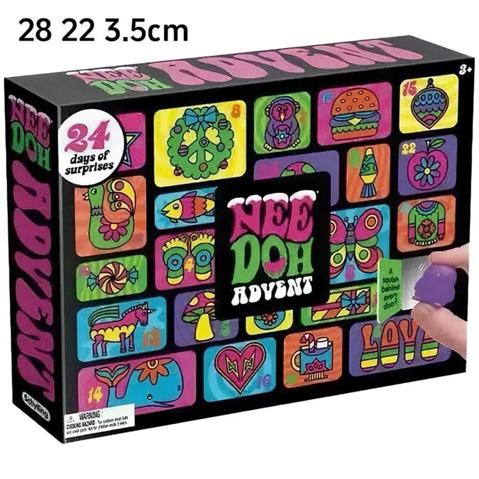 Nouveau Calendrier de l'Avent Needoh Cadeau Pour Enfants Compte à Rebours 24 Jours Nouvel An Famille Amis Enfants Boîte Aveugle Jouet de Fête