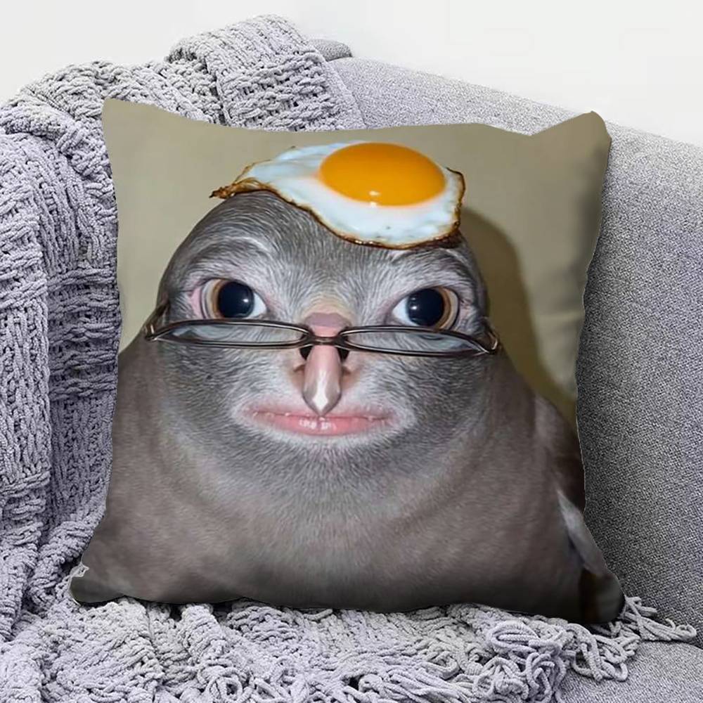 pigeon FFunny MEME  Home Sofa Cushion Covers and Aecorative Custom Pillow Covers