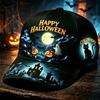 D Hot Sale Halloween Garden Morning Wear Baseball Cap Digital Printing Festival Celebration Pumpkin Cap