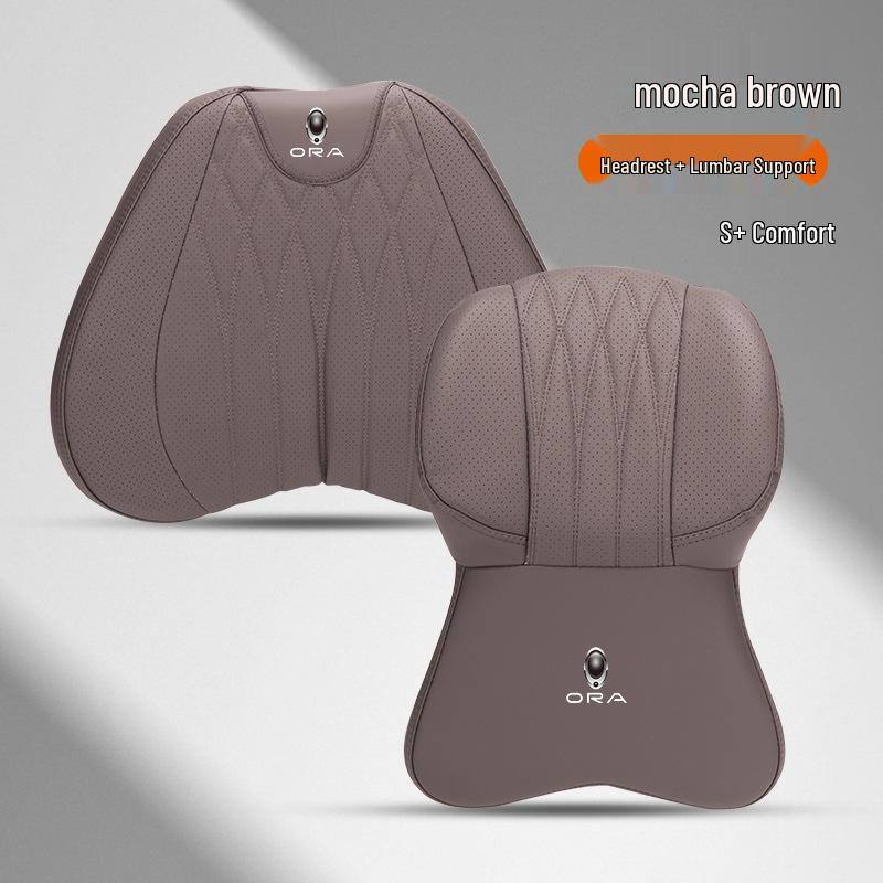 Good Cat Car Headrest & Lumbar Pillow Set for ORA Lightning/Ballet Cat Models