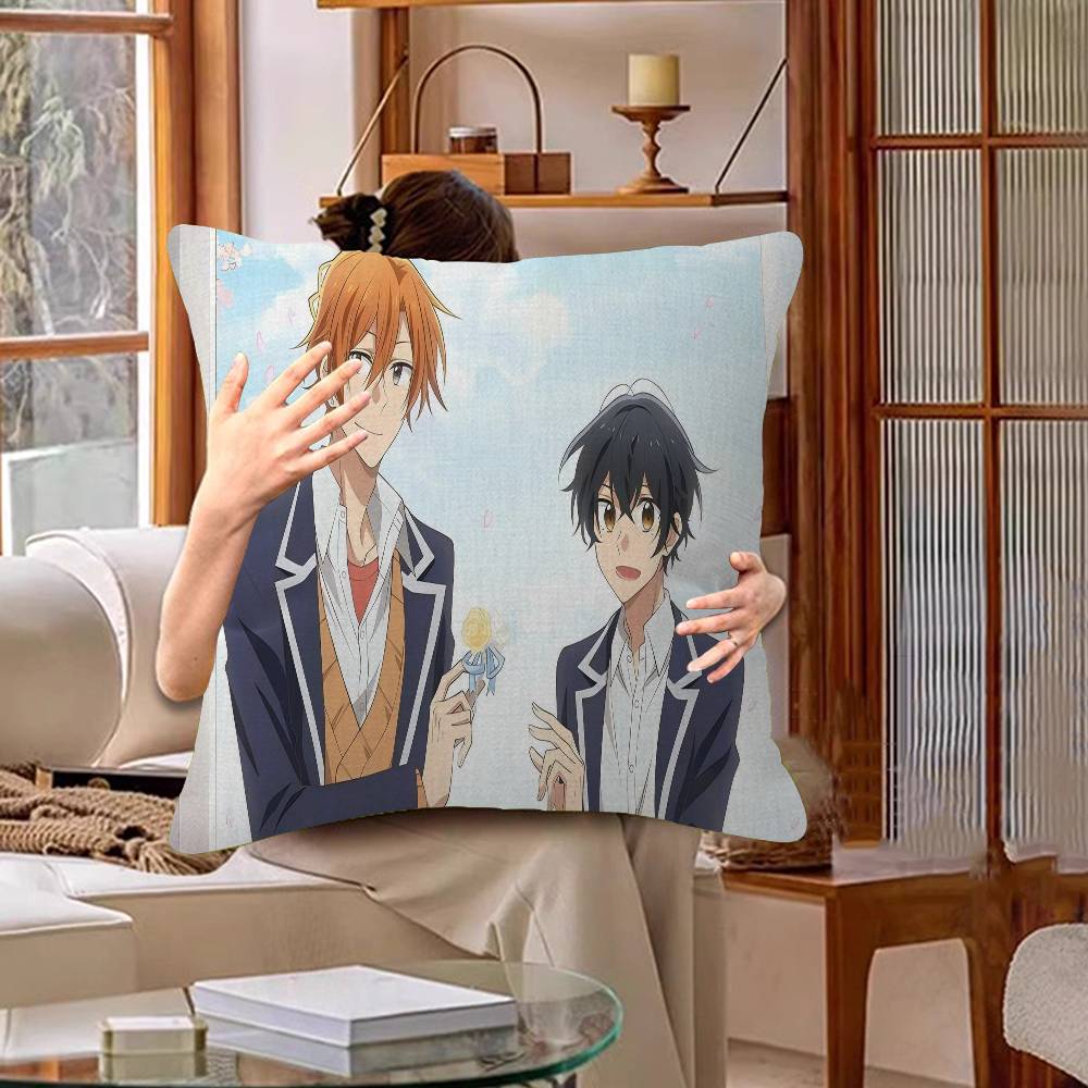 S-Sasaki And-M-Miyano Cushion Cover Polyester Sofa Cushions Decorative Throw Pillows Home Decoration Pillowcover