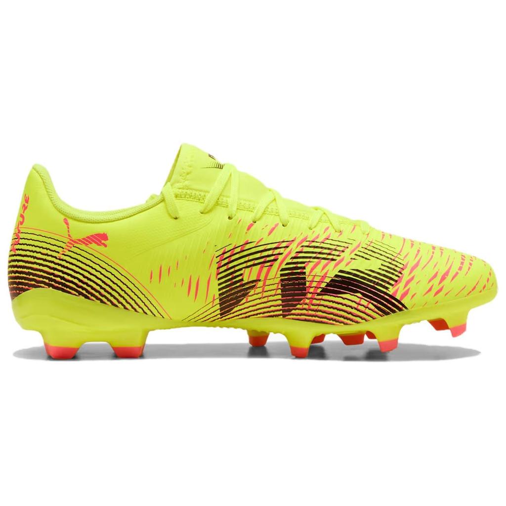 PUMA FUTURE 8 Artificial Turf Abrasion Resistant Soccer Shoes Unisex Yellow Black 108141-03