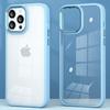 For iPhone 16 Pro Clear Phone Case PC+Silicone Shockproof Back Cover