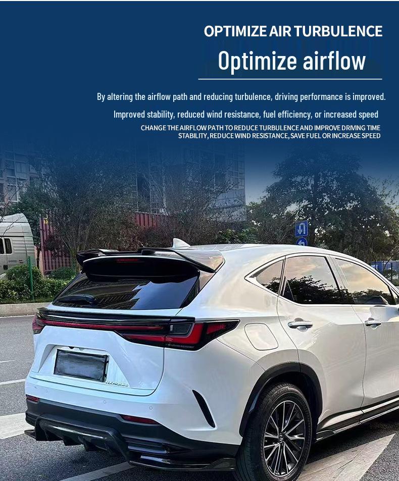 Lexus NX 22-25 Carbon Fiber Spoiler & Rear Diffuser Kit