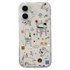 Painted Phone Case for iPhone 12 13 15 16 iPhone 16 12 13 14 15 Pro  14 15 16 Pro Max Coverage Shockproof Anti-Fingerprint Fresh Style Protective Case