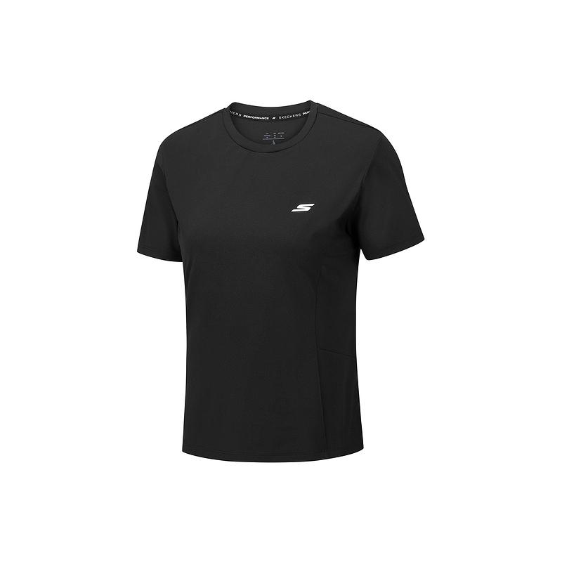 Skechers Comfortable Soft Skin-Friendly Round Neck Regular T-Shirt Women tops P226W207-0018 S