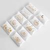 20pcs Eid Mubarak Candy Box Pillow Shaped White Paper Gift Packaging Boxes Bag 2025 Ramadan Muslim Islam Party Decor Supplies
