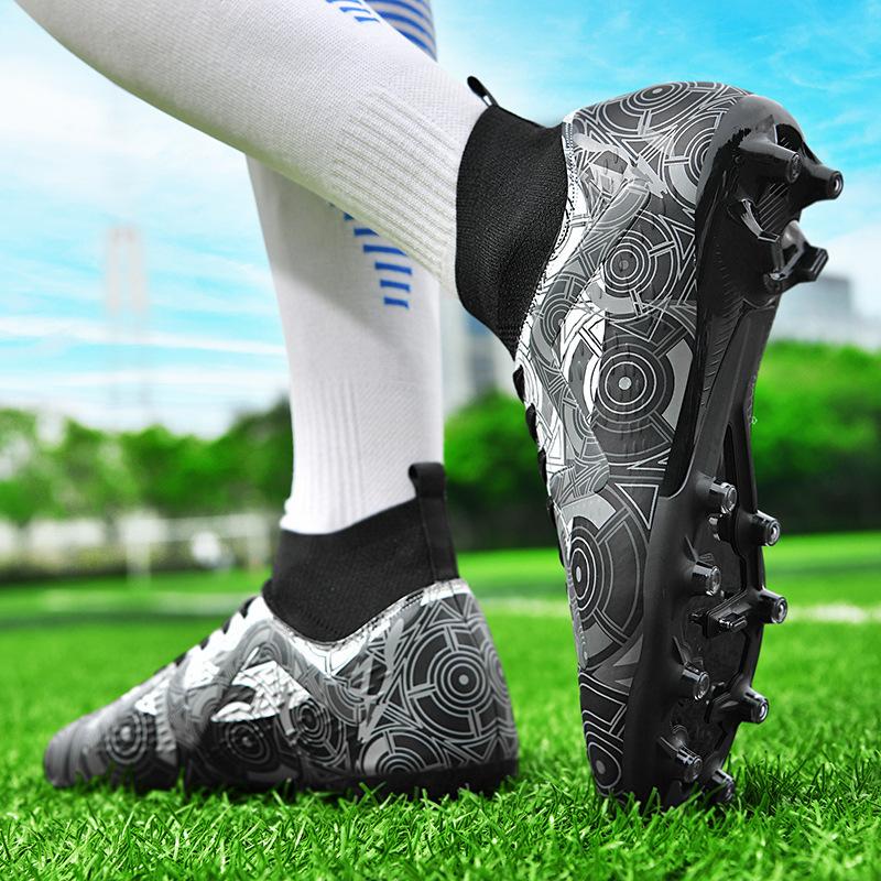 2025X10 New Adult Long Nail Broken Nail Football Shoes Men's Artificial Turf Training Game Sports Shoes