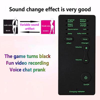Voice Changer Microphone Changes Mobile Computer 7 Sound Tablet No Drivers Needed Man