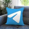 Trendy TTelegraming Cushion Cover Comfortable Reversible Pillow Cover Ideal for Car Sofa Bedroom  Beyond