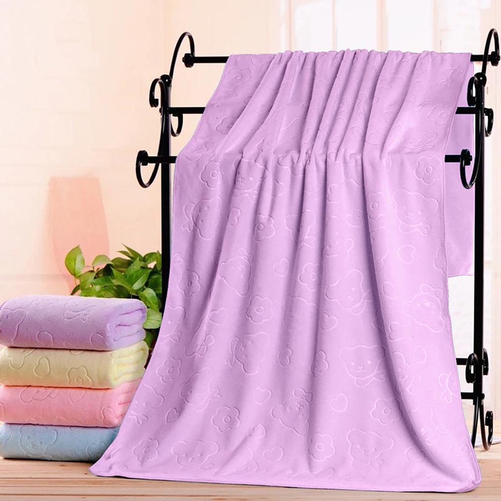 Bath Towel- Turkish Bath Towel Superfine Fiber Soft Cotton Large Bath Towel Unisex 27.6 X 55 Inch Bathroom Supplies