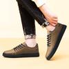 British Male Comfortable Sneakers Classic Men Genuine Leather Casual Shoes Trendy All-match Flats Spring Summer Skate Shoes Men