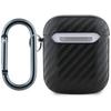 Red Bull Pu Carbon Logo Case For Airpods 1/2 Black
