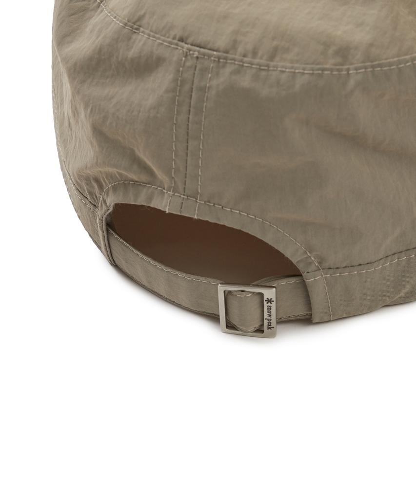 SNOWPEAK APPAREL Taslan Military Cap Yellow Gray (S24Sufcc30)
