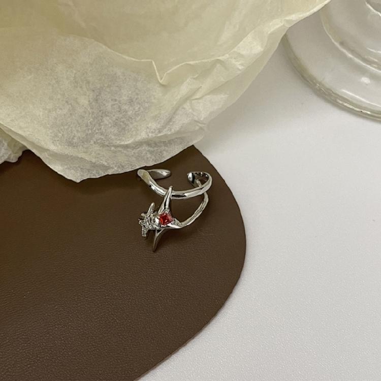 Fashionable Star Open Rings Designs for Those Who Likes Punk and Gothic Stylish Outfits Parties Supplies