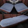 Auto Sitzbezug Kissen Winter Warm Plüsch Flauschigen Auto Sitz Vorne Hinten Wolle Pelz Capes Kissen Set Baumwolle Pad auto