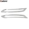 For Volvo XC60 XC 60 2018   Chrome Car Rear Bumper Fog Light Lamp Cover Trim Tail Foglight Bezel Trims Accessories