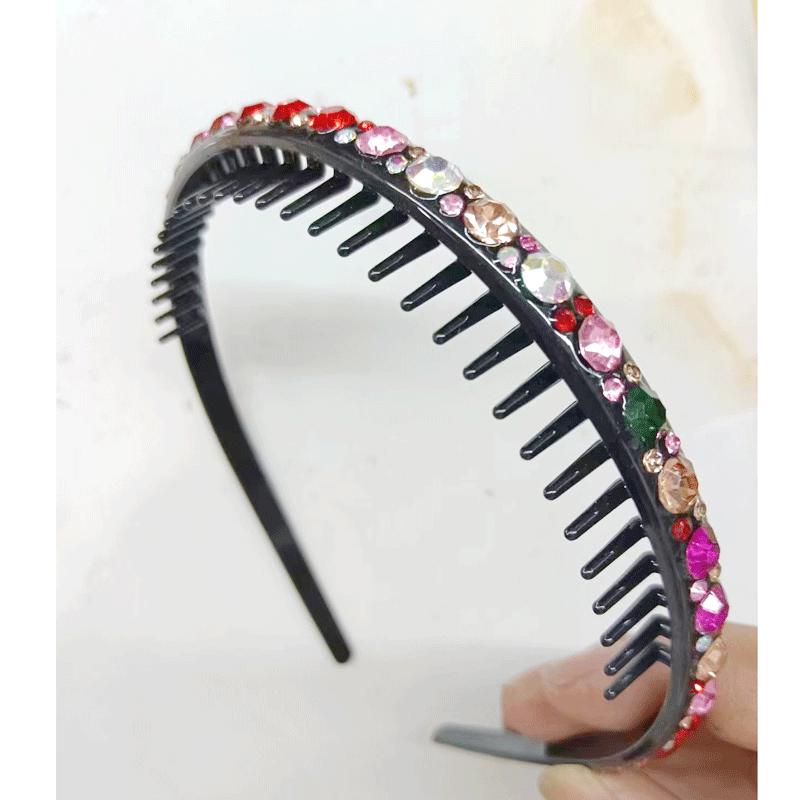 

Женский нескользящий ободок для волос со стразами - простая и элегантная заколка для волос для взрослых