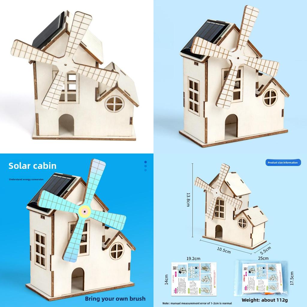 Science Experiment Diy Solar House Steam Kit For Childrens Stem Learning And Handson Physics Construction