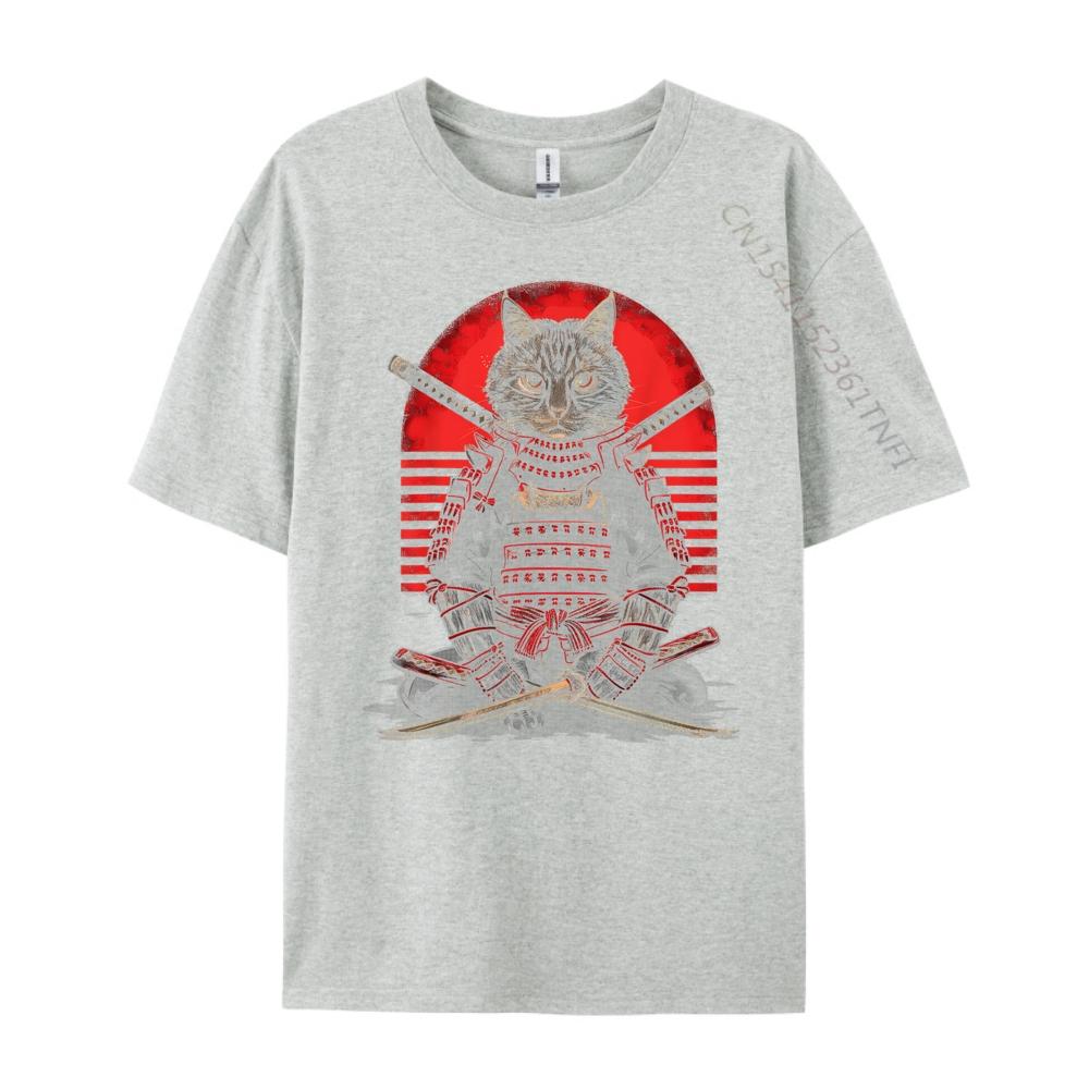 Cat Samurai Ninja Cat Samurai Art Ukiyo E Graphic T Shirts Streetwear Easter Sunday Men Clothes Tee Shirt Men Mothers Day