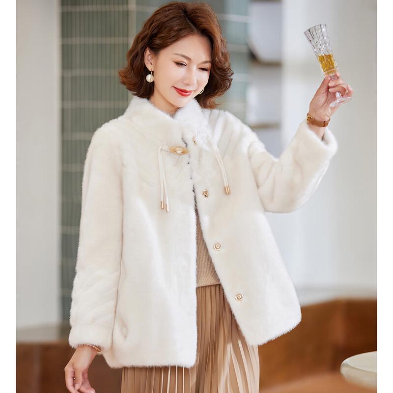 

Женское толстое зимнее пальто из искусственного меха норки XL